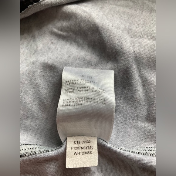 Aneko gray and black built in bra activewear tank top - Picture 6 of 7